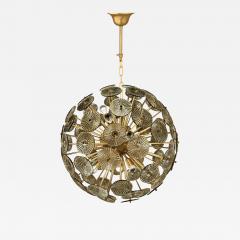 Alberto Dona Alberto Dona Inspired Custom Textured Murano Glass Disc Chandelier - 4544210