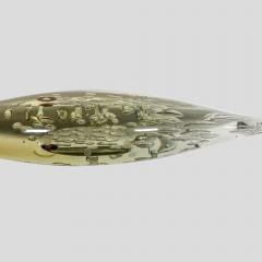 Alberto Dona Amber and Mink Bullicante glass fish sculpture by Alberto Dona - 4092863