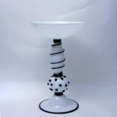 Alberto Dona Black and white Murano cup vase - 4100387