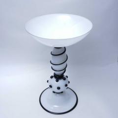 Alberto Dona Black and white Murano cup vase - 4100388
