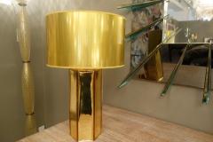Alberto Dona PaIr of Italian Gold Murano Mercury Glass Table Lamps Signed by Alberto Dona - 912415