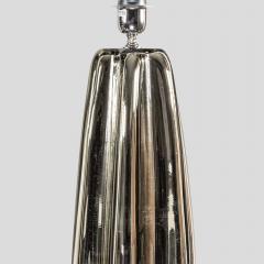 Alberto Dona Pair of Fluted mirrored Murano Glass Table Lamps by Alberto Don  - 4687248
