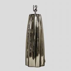 Alberto Dona Pair of Fluted mirrored Murano Glass Table Lamps by Alberto Don  - 4687251