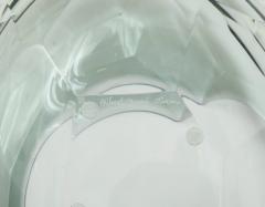 Alberto Dona Sculptural Handblown Faceted Green Gray Murano Glass Vase Signed Italy 2022 - 2825444