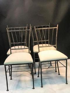 Alberto Giacometti Exceptional Suite of Four Sculptural Iron Chairs in the manner of Giacometti - 438054
