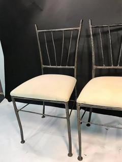 Alberto Giacometti Exceptional Suite of Four Sculptural Iron Chairs in the manner of Giacometti - 438056