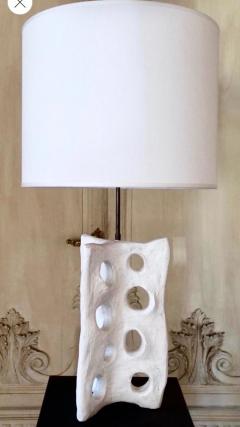 Alberto Giacometti PAIR Handmade French Expressionist Plaster Table Lamps after Alberto Giacometti - 4523378