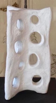 Alberto Giacometti PAIR Handmade French Expressionist Plaster Table Lamps after Alberto Giacometti - 4523381