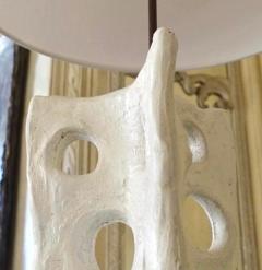 Alberto Giacometti PAIR Handmade French Expressionist Plaster Table Lamps after Alberto Giacometti - 4523399