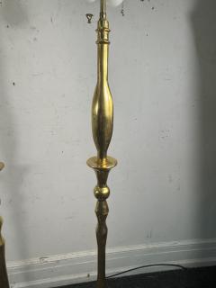 Alberto Giacometti PAIR OF GOLDLEAF METAL AFTER ALBERTO GIACOMETTI POMME DE PIN FLOOR LAMPS - 4251393