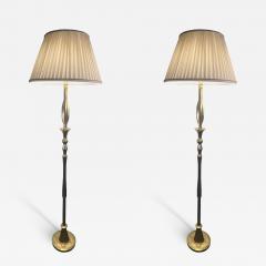 Alberto Giacometti PAIR OF GOLDLEAF METAL AFTER ALBERTO GIACOMETTI POMME DE PIN FLOOR LAMPS - 4255950
