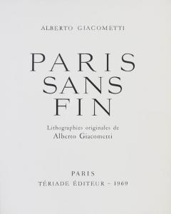 Alberto Giacometti Paris sans fin  - 2751294
