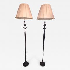 Alberto Giacometti SUPERB PAIR OF BRONZE FLOOR LAMPS IN THE MANNER OF GIACOMETTI - 726027