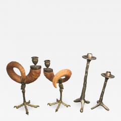 Alberto Giacometti TWO PAIR MODERN BRONZE CANDLESTICKS PRICE PER PAIR - 770292