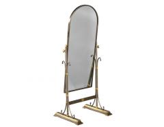 Alberto Orlandi Vintage Italian Brass and Metal Cheval Mirror by Alberto Orlandi - 4426021