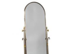 Alberto Orlandi Vintage Italian Brass and Metal Cheval Mirror by Alberto Orlandi - 4426022