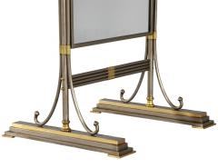 Alberto Orlandi Vintage Italian Brass and Metal Cheval Mirror by Alberto Orlandi - 4426025