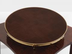 Alberto Pinto Alberto Pinto pair of weng and brass side tables 1990s - 4549224