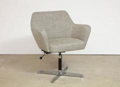 Alberto Rosselli Pair of Airone Model Office Chairs by Alberto Roselli Gio Ponti for Arflex - 1008845