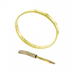 Aldo Cipullo Aldo Cipullo Cartier Gold Love Bangle Bracelet - 4207957
