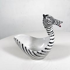 Aldo Londi 1960s Fun Zebra Bowl Art Pottery Dish by Aldo Londi Bitossi Italy - 3105276