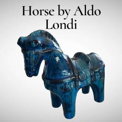 Aldo Londi 1970s Studio pottery ceramic horse by Aldo Londi for Bistosi - 4694761