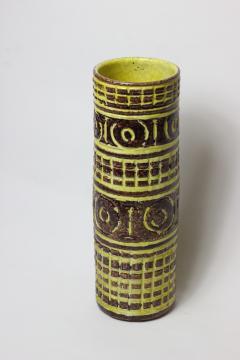 Aldo Londi Aldo Londi Bistossi Art Pottery Carved Vase 1955 Italy - 2226505