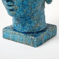 Aldo Londi Aldo Londi Bitossi Kwan Yin Buddha Ceramic Cinese Blue - 4549322