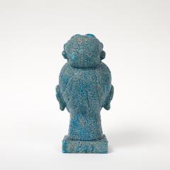 Aldo Londi Aldo Londi Bitossi Kwan Yin Buddha Ceramic Cinese Blue - 4549335