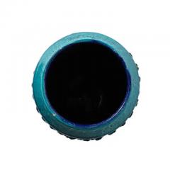 Aldo Londi Aldo Londi Bitossi Lacrima Vase Ceramic Blue Turquoise Textured Signed - 3935670