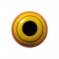 Aldo Londi Aldo Londi Bitossi Multicolore Vase Ceramic Stripes Signed - 4380941