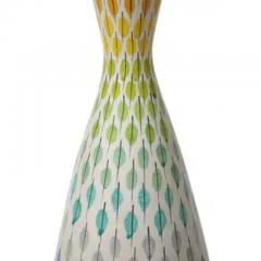 Aldo Londi Aldo Londi Bitossi Table Lamp Ceramic Multi Color Piume Signed - 3927152