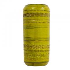 Aldo Londi Aldo Londi Bitossi Vase Ceramic Chartreuse Impressed Signed - 2829186