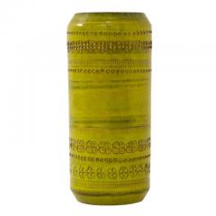 Aldo Londi Aldo Londi Bitossi Vase Ceramic Chartreuse Impressed Signed - 2829187