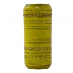 Aldo Londi Aldo Londi Bitossi Vase Ceramic Chartreuse Impressed Signed - 2829188