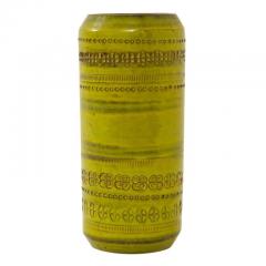 Aldo Londi Aldo Londi Bitossi Vase Ceramic Chartreuse Impressed Signed - 2829190