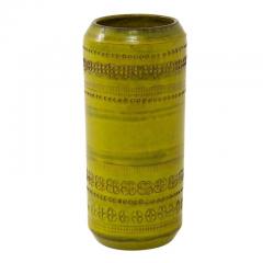 Aldo Londi Aldo Londi Bitossi Vase Ceramic Chartreuse Impressed Signed - 2829191