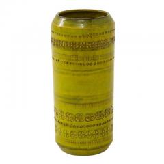 Aldo Londi Aldo Londi Bitossi Vase Ceramic Chartreuse Impressed Signed - 2829194