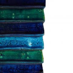 Aldo Londi Aldo Londi Bitossi for Raymor Cordova Bookends Ceramic Blue Green Signed - 3896953