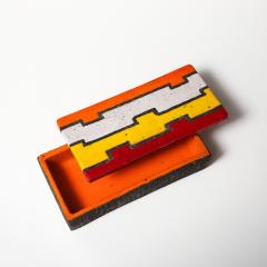 Aldo Londi Aldo Londi Bitossi for Rosenthal Netter Box Ceramic L neas Rotas Signed - 4549375