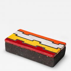 Aldo Londi Aldo Londi Bitossi for Rosenthal Netter Box Ceramic L neas Rotas Signed - 4553330