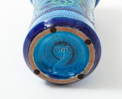 Aldo Londi Aldo Londi For Bitossi Vase With Four Matching Candle Holders - 2198252
