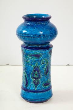 Aldo Londi Aldo Londi For Bitossi Vase With Matching Candleholders - 1489466