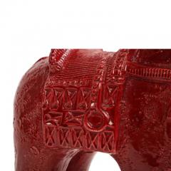 Aldo Londi Large Aldo Londi Bitossi Horse Ceramic Red Signed - 3218447