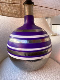 Aldo Londi Large Ceramic Lamp by Aldo Londi for Bitossi Italy 1970s - 2758551