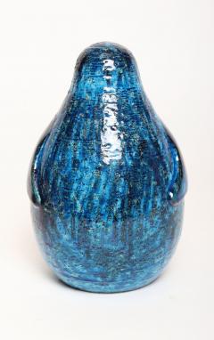 Aldo Londi Large Vintage Italian Rimini Blu Ceramic Penguin by Aldo Londi for Bitossi - 4816608