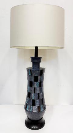 Aldo Londi Overscale Mid century Ceramic Italian lamp Bitossi Aldo Lundi Style - 4174577