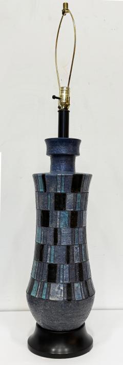 Aldo Londi Overscale Mid century Ceramic Italian lamp Bitossi Aldo Lundi Style - 4174606