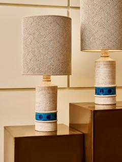 Aldo Londi Pair of B4 25 Ceramic Table Lamps by Aldo Londi for Bitossi - 4795781