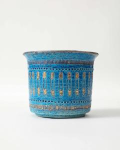 Aldo Londi Paperclip Motif Ceramic Bowl or Vase by Aldo Londi for Bitossi Italy c 1960 - 4609435